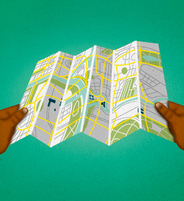 Two-hands-holding-a-map