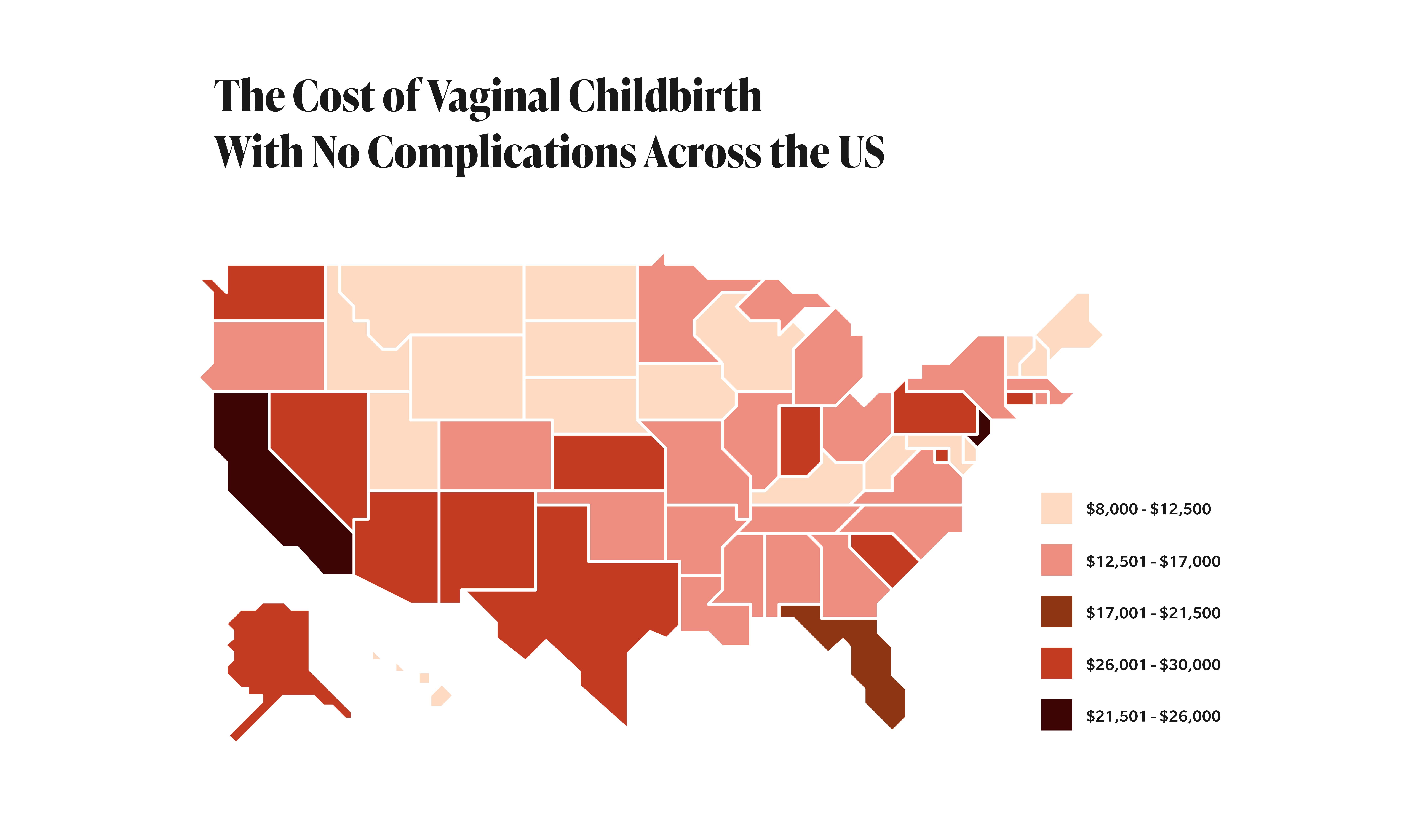 pregnancy cost map