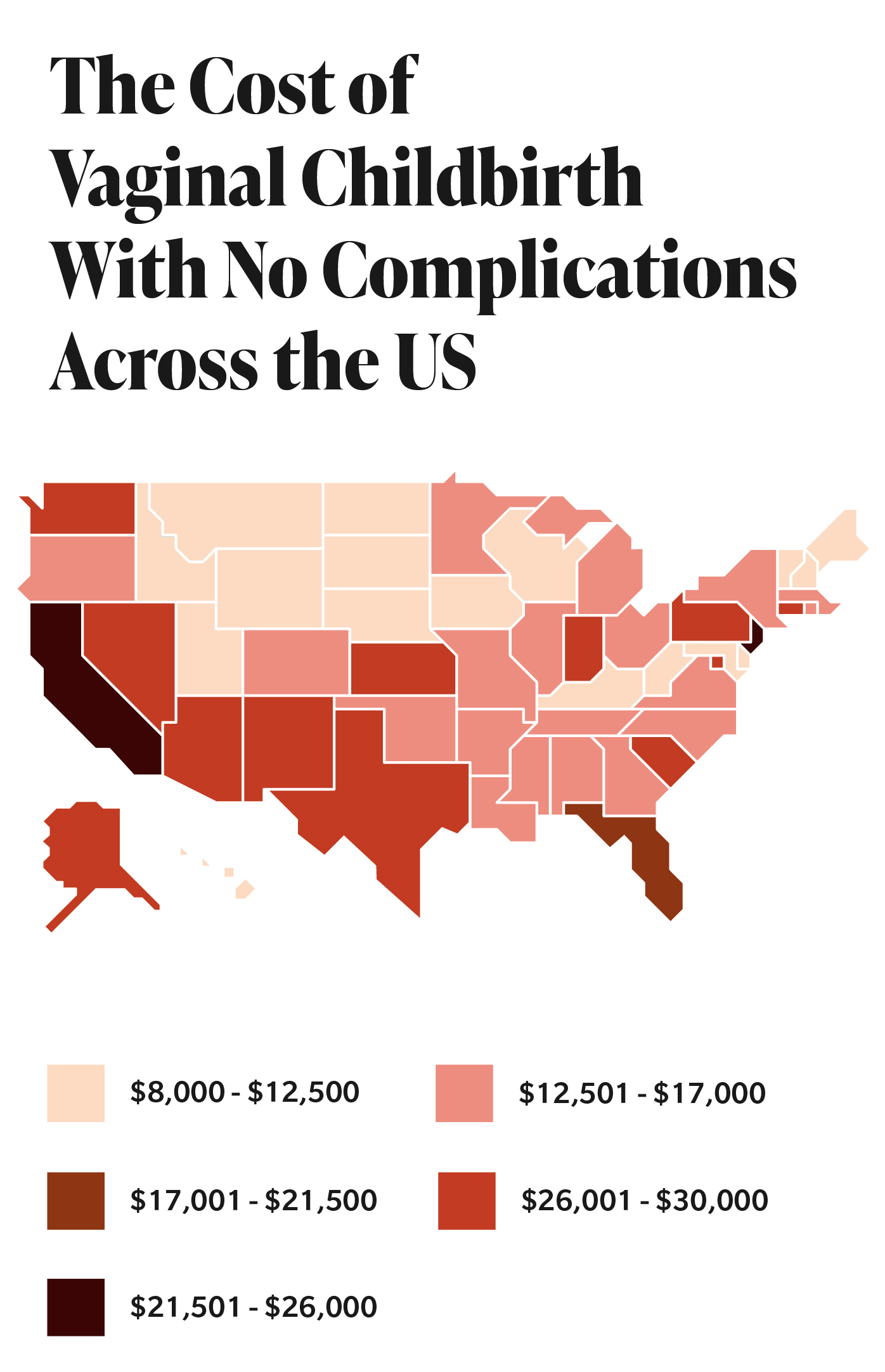 pregnancy cost map