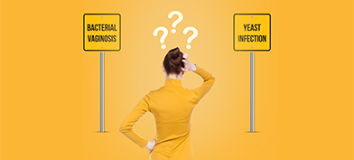 A woman wonders about the difference between BV and yeast infection.