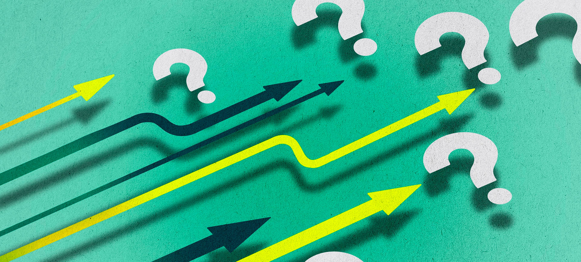 Multiple-arrows-pointing-to-question-marks