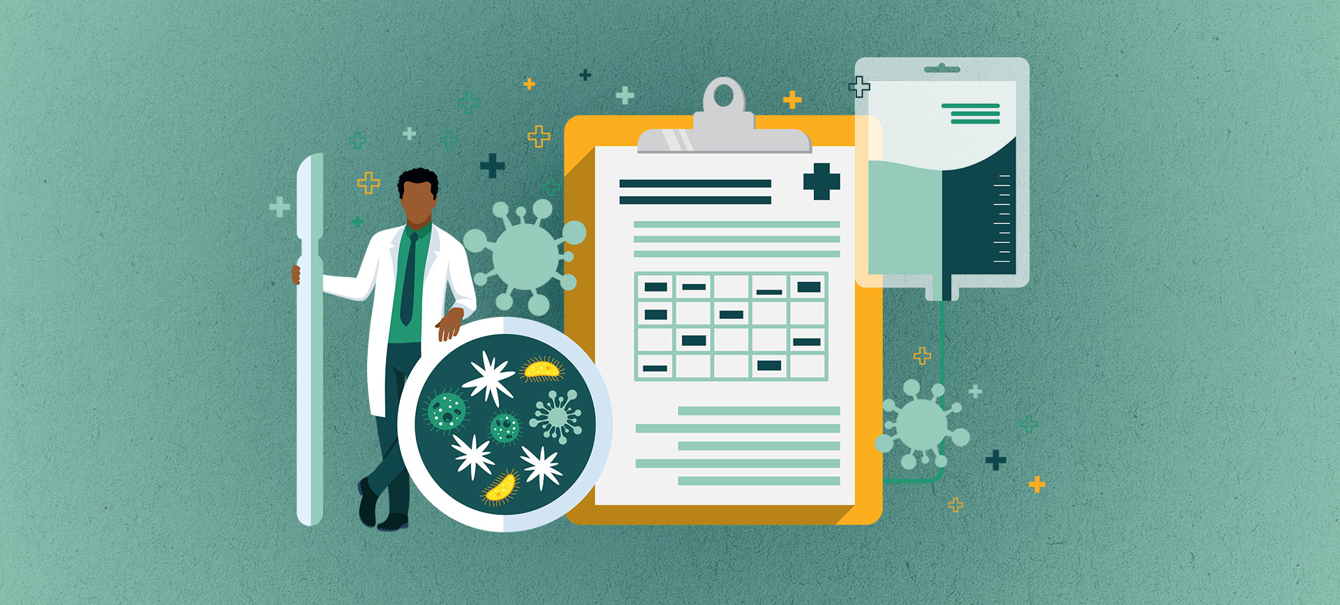 Mix-of-Medical-clipboard-petri-dish-scalpel