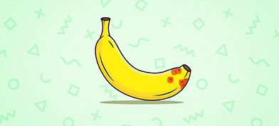A-banana-with-psorisis-rash-the-tip