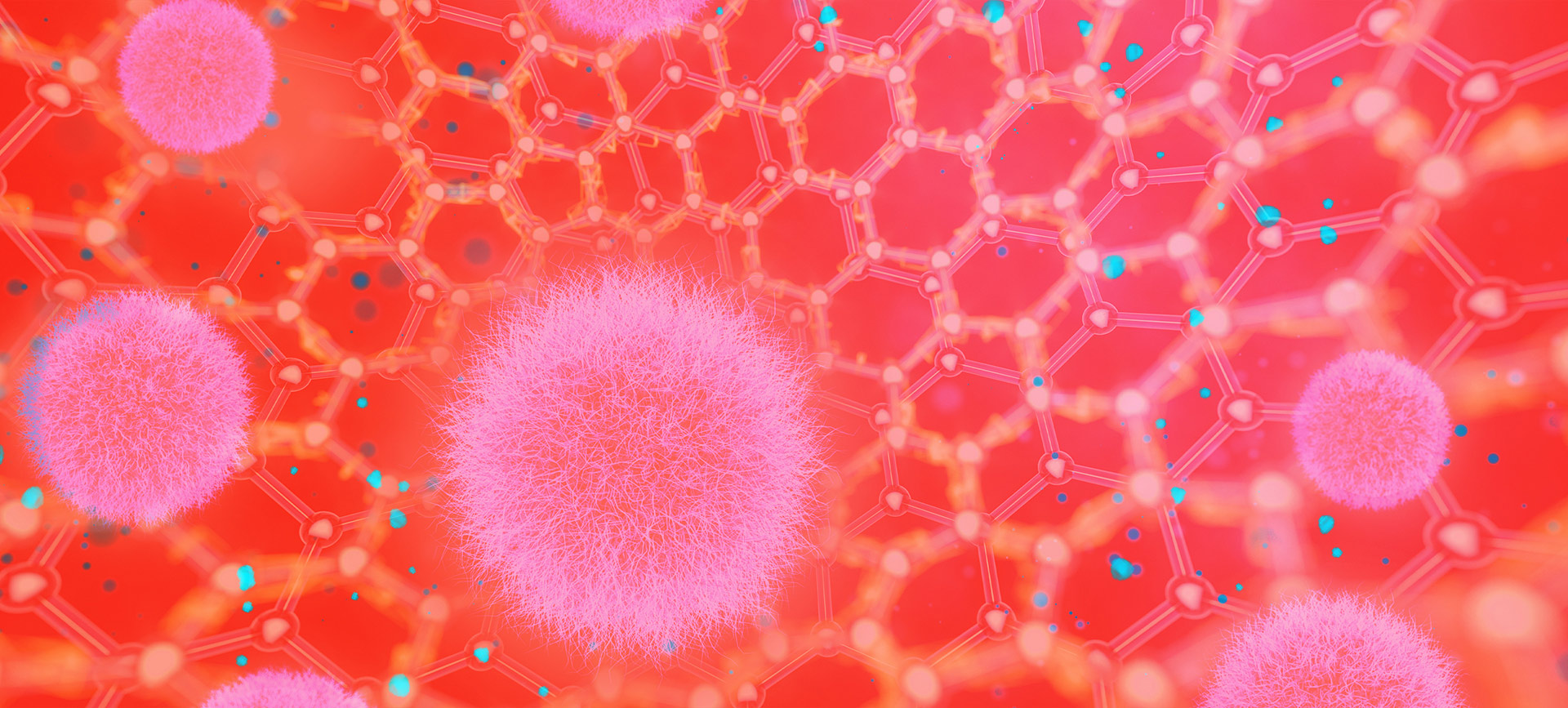 pink-and-orange-virus-cells